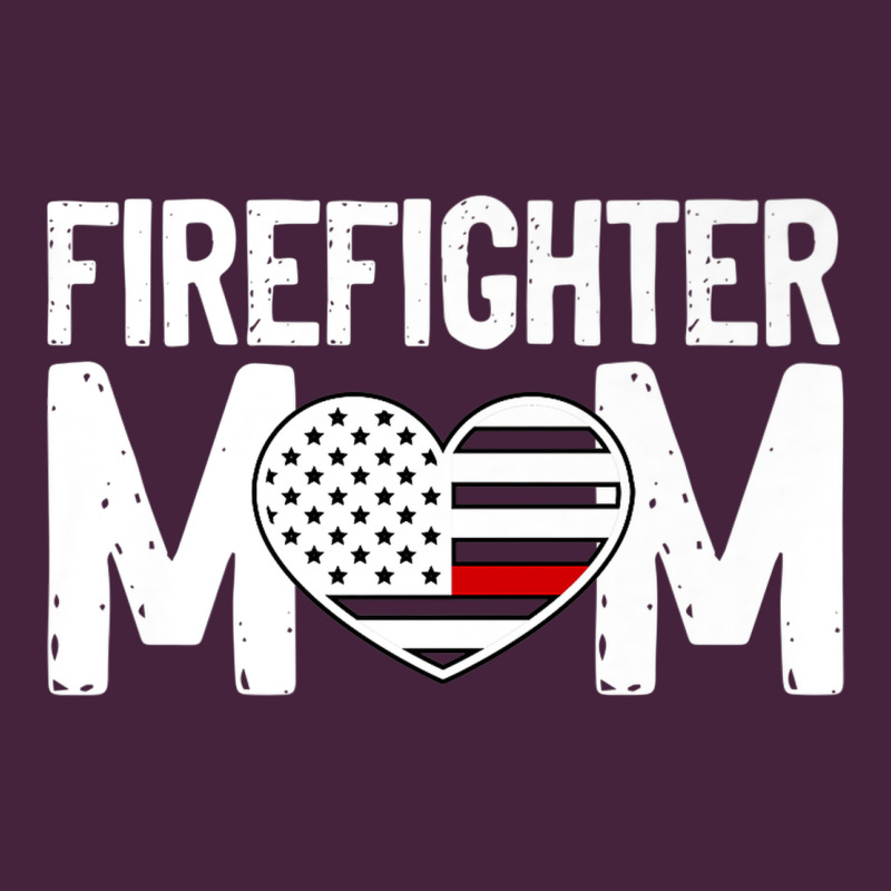Female Firefighter Mom Thin Red Line Flag Firefighting Premium Classic Tee by linhVisuals | Teevron