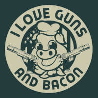I Love Guns Bacon Pork Pig Funny Gun Classic Tee | Teevron