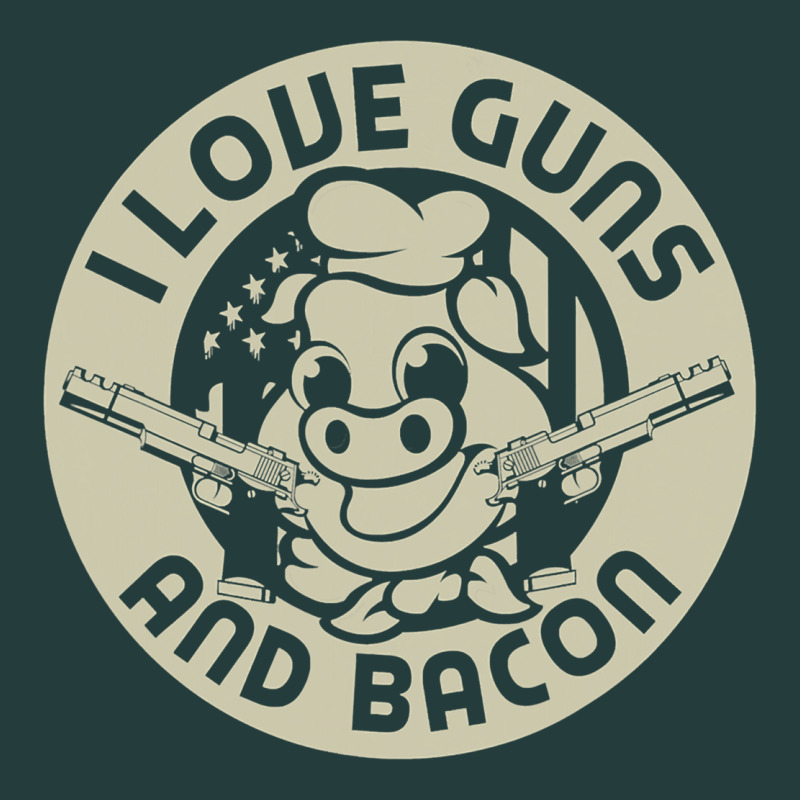 I Love Guns Bacon Pork Pig Funny Gun Classic Tee by linhVisuals | Teevron