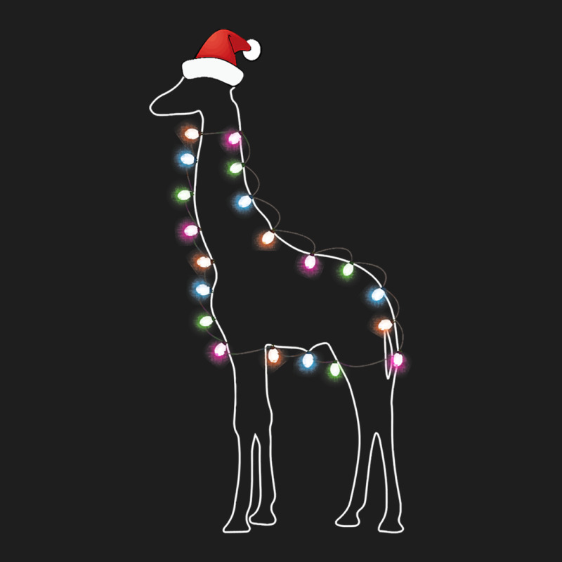Santa Giraffe Christmas Color Led Classic Tee by linhVisuals | Teevron