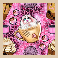 Cat Coffee Cups And Paw With Leopard And Glitter Seamless Pattern Bbs Classic Tee | Teevron