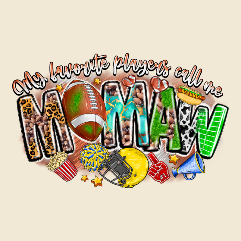 My Favorite Players Call Me Mawmaw Premium Tee by CowhideDigitalArt | Teevron
