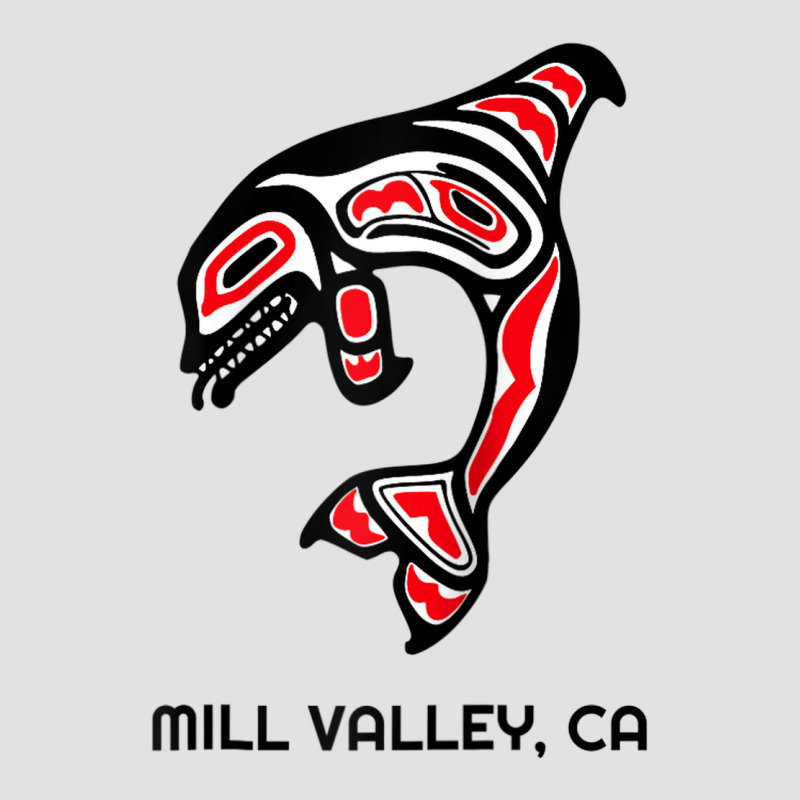 Mill Valley, California Native American Orca Killer Whale Raglan Baseb Classic Tee by linhVisuals | Teevron