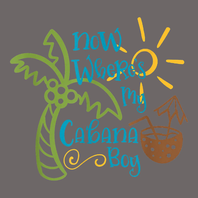Now Where's My Cabana Boy, Beach Palm Tree Coconut T Shirt Classic Tee by linhVisuals | Teevron