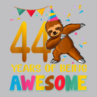 44 Years Old Birthday Sloth Dabbing 44th Birthday Sloth Classic Tee | Teevron