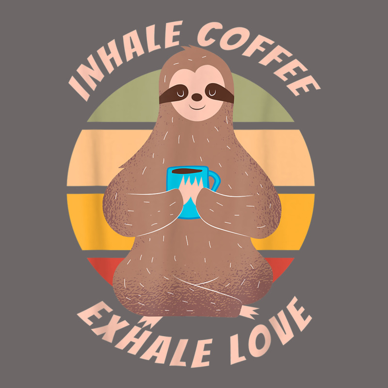Inhale Coffee Exhale Love Sloth Namaste Yoga Lover Classic Tee by linhVisuals | Teevron