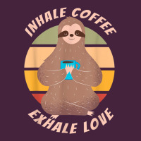 Inhale Coffee Exhale Love Sloth Namaste Yoga Lover Classic Tee | Teevron