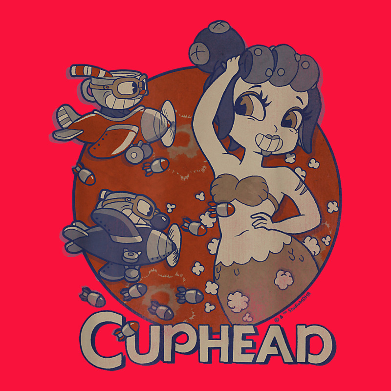 Cuphead Cala Maria Airplane Attack T Shirt Classic Tee by linhVisuals | Teevron