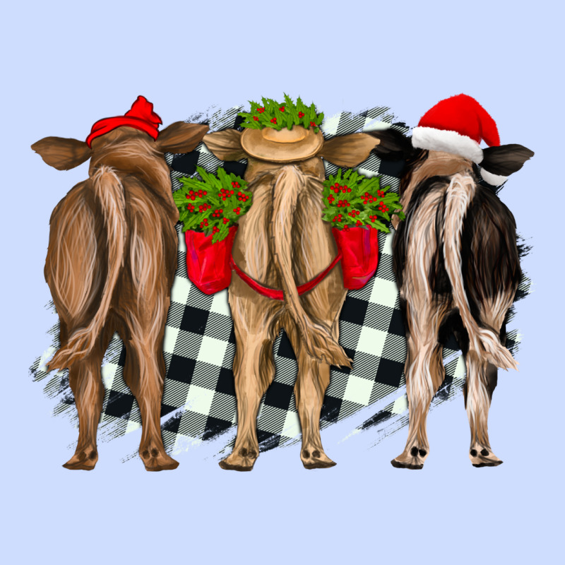 Christmas Heifers Back View Urban Heavy Tee by RanaPortraitStore | Teevron