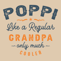 Mens Poppi Like A Regular Grandpa Funny Fathers Day Classic Tee | Teevron