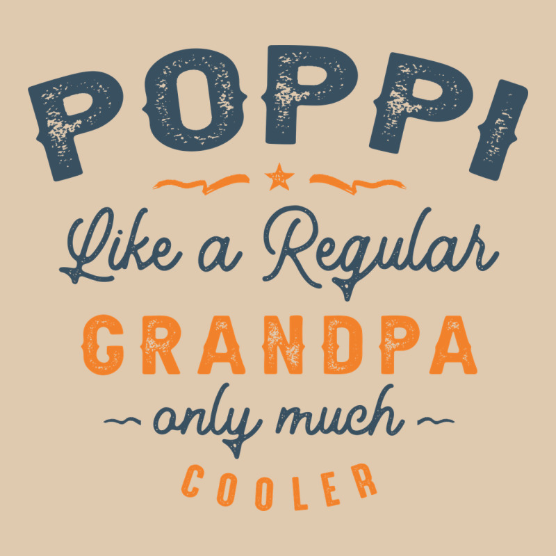 Mens Poppi Like A Regular Grandpa Funny Fathers Day Classic Tee by linhVisuals | Teevron