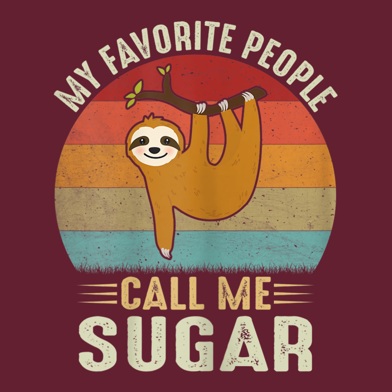 Womens My Favorite People Call Me Sugar Cute Sloth Lover Grandma Classic Tee by linhVisuals | Teevron