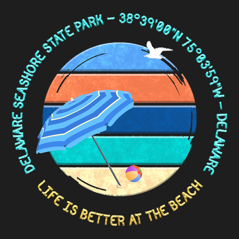 Delaware Seashore State Park T  Shirt Delaware Seashore State Park, De Classic Tee by linhVisuals | Teevron