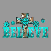 Western Turquoise's Gemstones Cross Believe Vintage Hoodie | Teevron