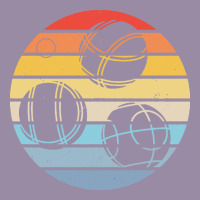 Bocce Ball T  Shirt Bocce Ball Silhouette On A Distressed Retro Sunset Classic Tee | Teevron