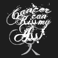 Brain Cancer T  Shirt Cancer Can Kiss My Ass! Brain ( Gray Ribbon) T Classic Tee | Teevron