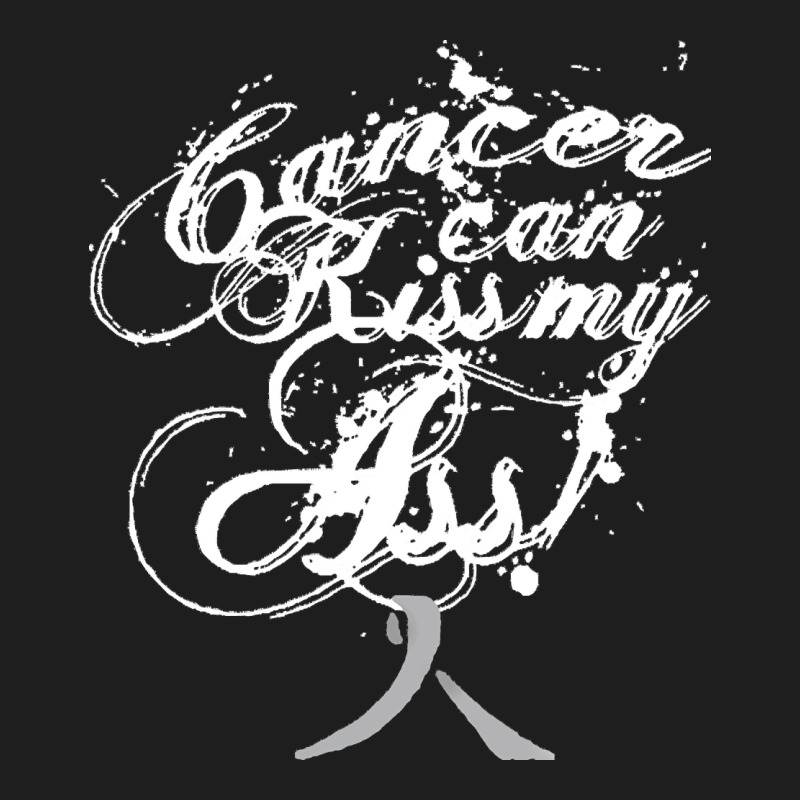 Brain Cancer T  Shirt Cancer Can Kiss My Ass! Brain ( Gray Ribbon) T Classic Tee by linhVisuals | Teevron