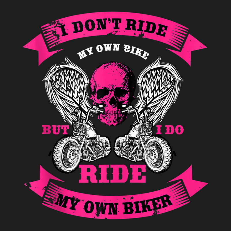 Biker Gear Motorcycle Gifts Biker Chick I Ride My Biker Tank Top Classic Tee by linhVisuals | Teevron
