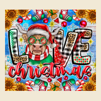 Love Christmas Highland Cow Premium Tee | Teevron