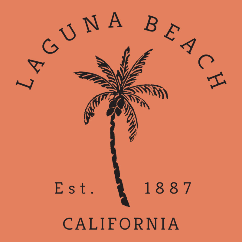 Retro Cool Laguna Beach California Palm Tree Unique Novelty Sweatshirt Classic Tee by linhVisuals | Teevron