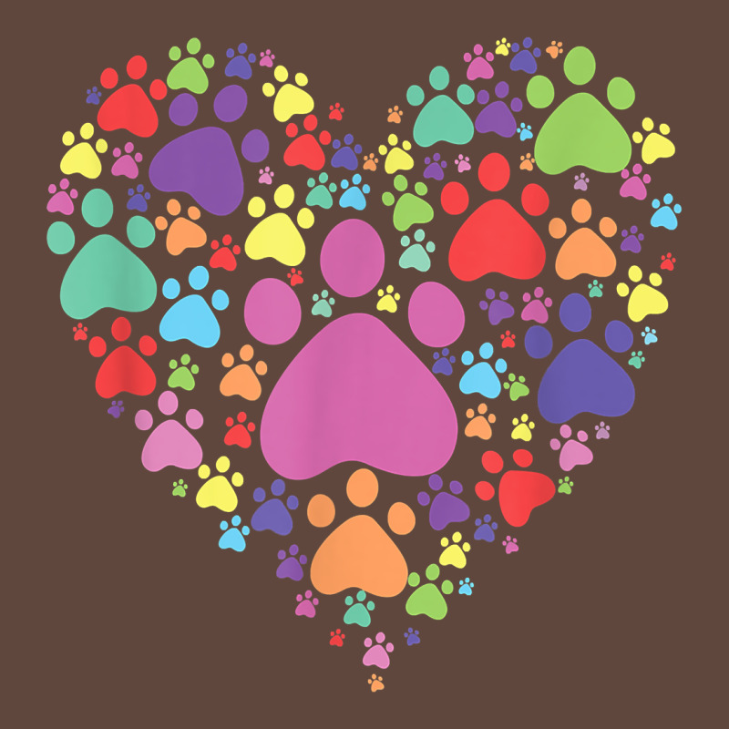 Heart Paw Print Dog Cat Lover Valentines Day T Shirt Classic Tee by linhVisuals | Teevron