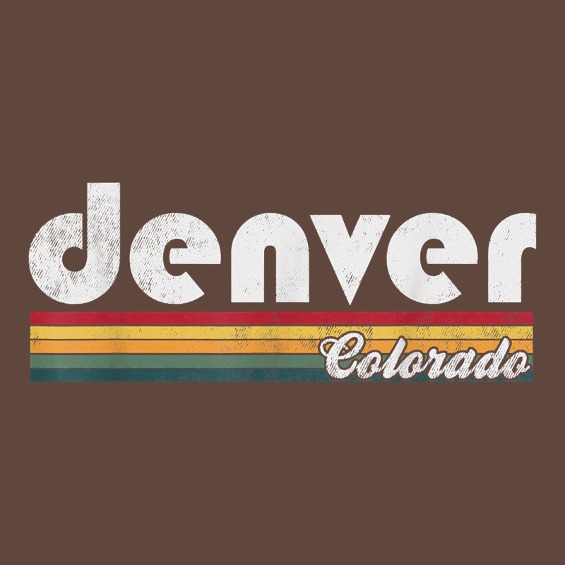 Denver Colorado Vintage 70's 80's Retro Style Men Women T Shirt Classic Tee by linhVisuals | Teevron
