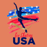 Ice Skating Dance Support The Team Tshirt Usa Flag T Shirt Classic Tee | Teevron