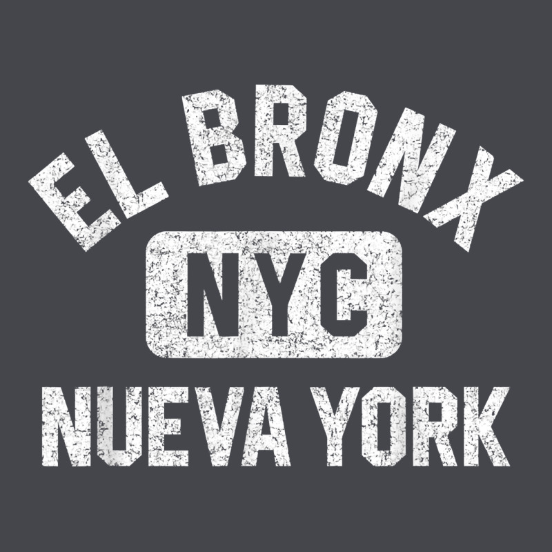 El Bronx Nueva York Nyc Gym Style Distressed White Print T Shirt Classic Tee by linhVisuals | Teevron