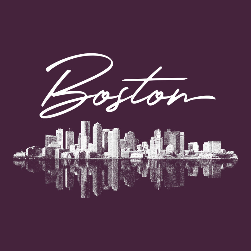 Boston Skyline T Shirt For Women, Men, Girls & Boys Classic Tee by linhVisuals | Teevron
