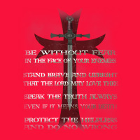 Knights Templar Crusader Cross Ring Order Be Without Fear T Shirt Classic Tee | Teevron
