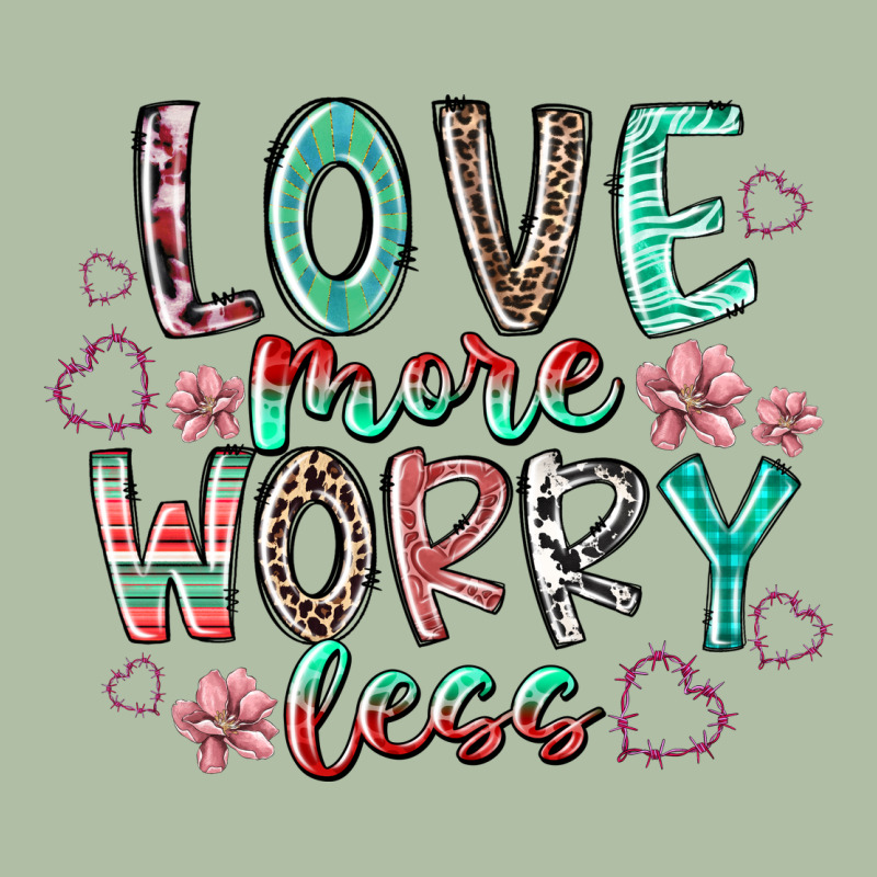 Love More Worry Less Urban Heavy Tee by RacoonDesign | Teevron