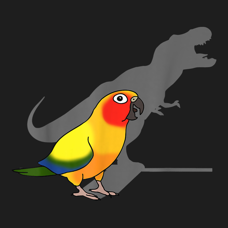 Cute Screaming Parrot, Birb Memes, Funny T Rex Sun Conure T Shirt Classic Tee by linhVisuals | Teevron