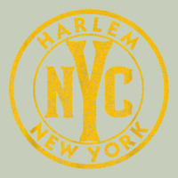 Harlem New York Nyc Vintage Sign Distressed Amber Print T Shirt Classic Tee | Teevron