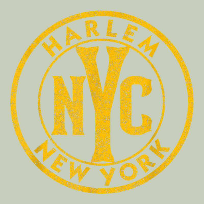 Harlem New York Nyc Vintage Sign Distressed Amber Print T Shirt Classic Tee by linhVisuals | Teevron