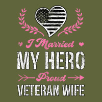 I Married My Hero Proud Veteran Wife Usa Military Husband T Shirt Classic Tee | Teevron