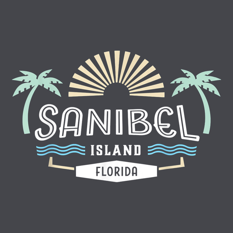 Sanibel Island Retro Style Florida T Shirt Classic Tee by linhVisuals | Teevron