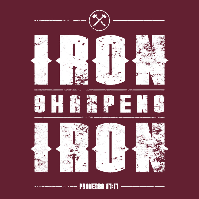 Iron Sharpens Iron Proverbs Christian Bible Verse Religious Pullover H Classic Tee by linhVisuals | Teevron