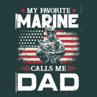 My Favorite Marine Calls Me Dad T  Shirt Father's Day Flag My Favorite Classic Tee | Teevron