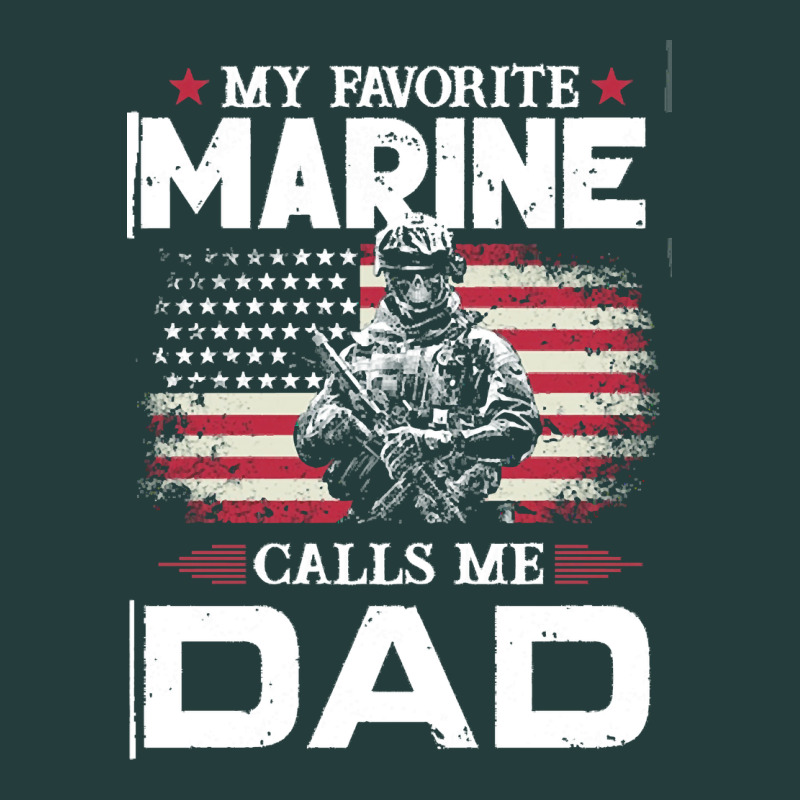 My Favorite Marine Calls Me Dad T  Shirt Father's Day Flag My Favorite Classic Tee by linhVisuals | Teevron