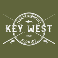 Key West Fl Vintage Crossed Fishing Rods T Shirt Classic Tee | Teevron