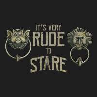 It's Very Rude To Stare Labyrinth Door Knocker Tank Top Classic Tee | Teevron