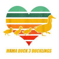 mama duck mother of 3 duckling funny mom mommy animal lover t shirt | Teevron