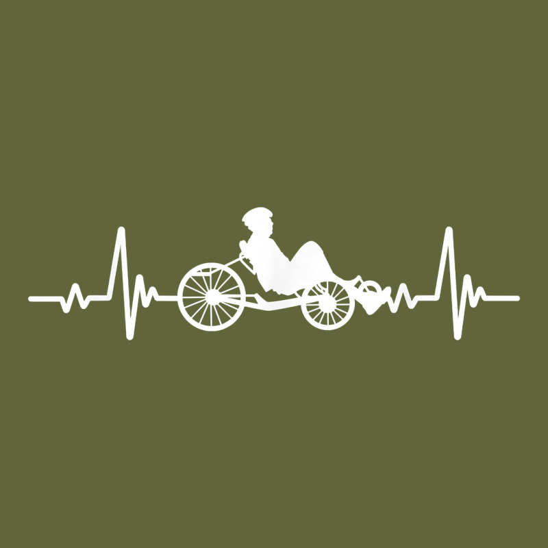 Great Recumbent Bike Heartbeat Design Cycling T Shirt Classic Tee by linhVisuals | Teevron