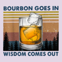 Bourbon Goes In Wisdom Comes Out Vintage T Shirt Classic Tee | Teevron