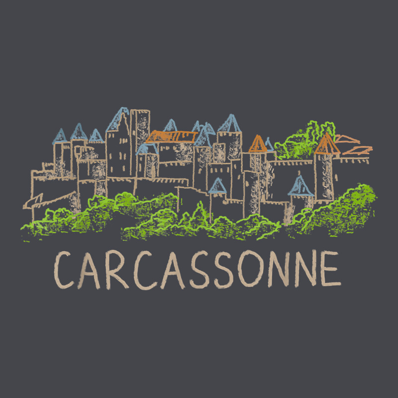 Carcassonne France Unique Hand Drawn Art Gift Men Women T Shirt Classic Tee by linhVisuals | Teevron