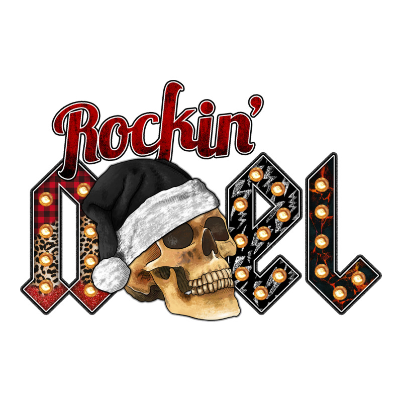 Rockin Noel Skull Premium Tee by CowhideDigitalArt | Teevron