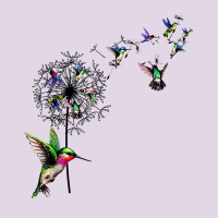 Bird Hummingbird Dandelion Flowers Shirt For Women Men T Shirt Classic Tee | Teevron