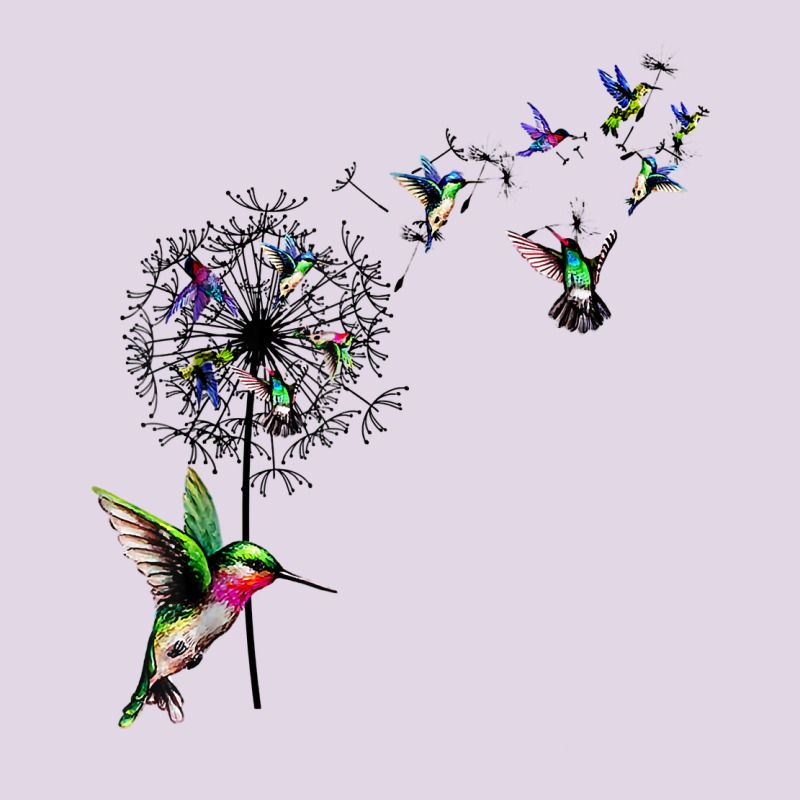 Bird Hummingbird Dandelion Flowers Shirt For Women Men T Shirt Classic Tee by linhVisuals | Teevron