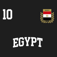 Egypt Team Sports Number 10 Soccer Egyptian Flag T Shirt Classic Tee | Teevron