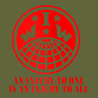 Iww Injury One Is Injury To All Front And Back Red Zip Hoodie Classic Tee | Teevron